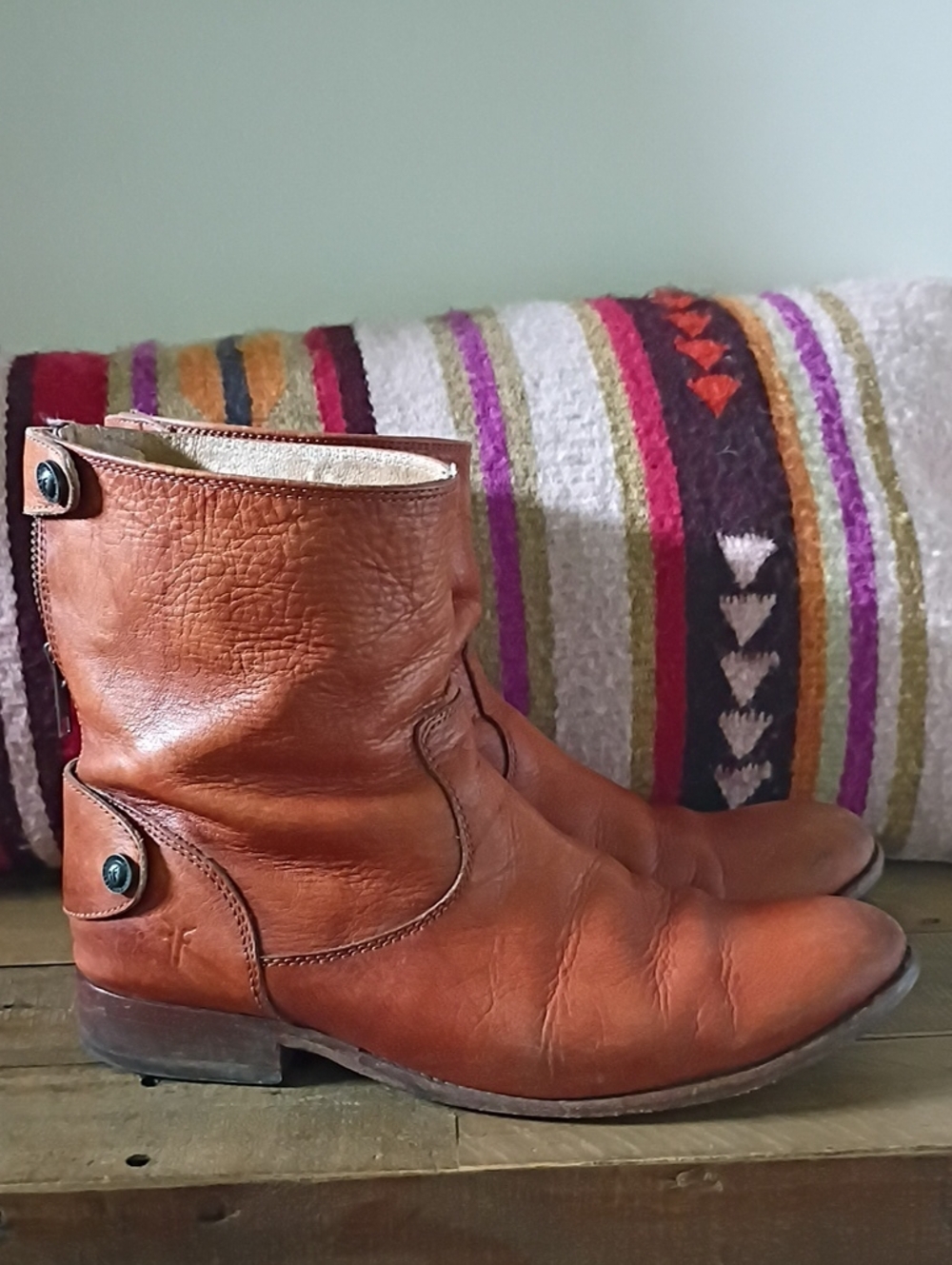Frye Melissa Button Short Boots